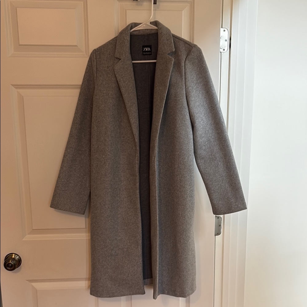Zara Light Gray Overcoat
